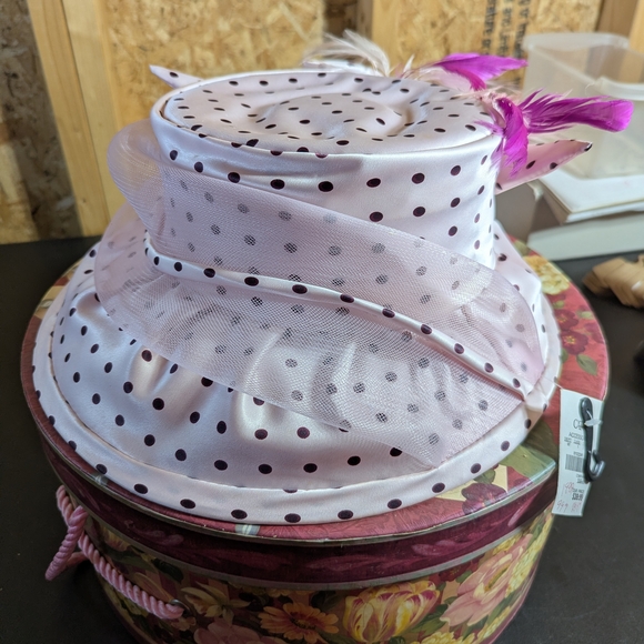 Cato Ladies Size 7 Sunday Hat With Box - Picture 5 of 8